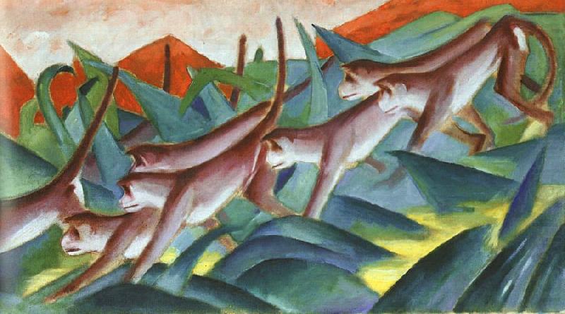 Monkey Frieze, Franz Marc